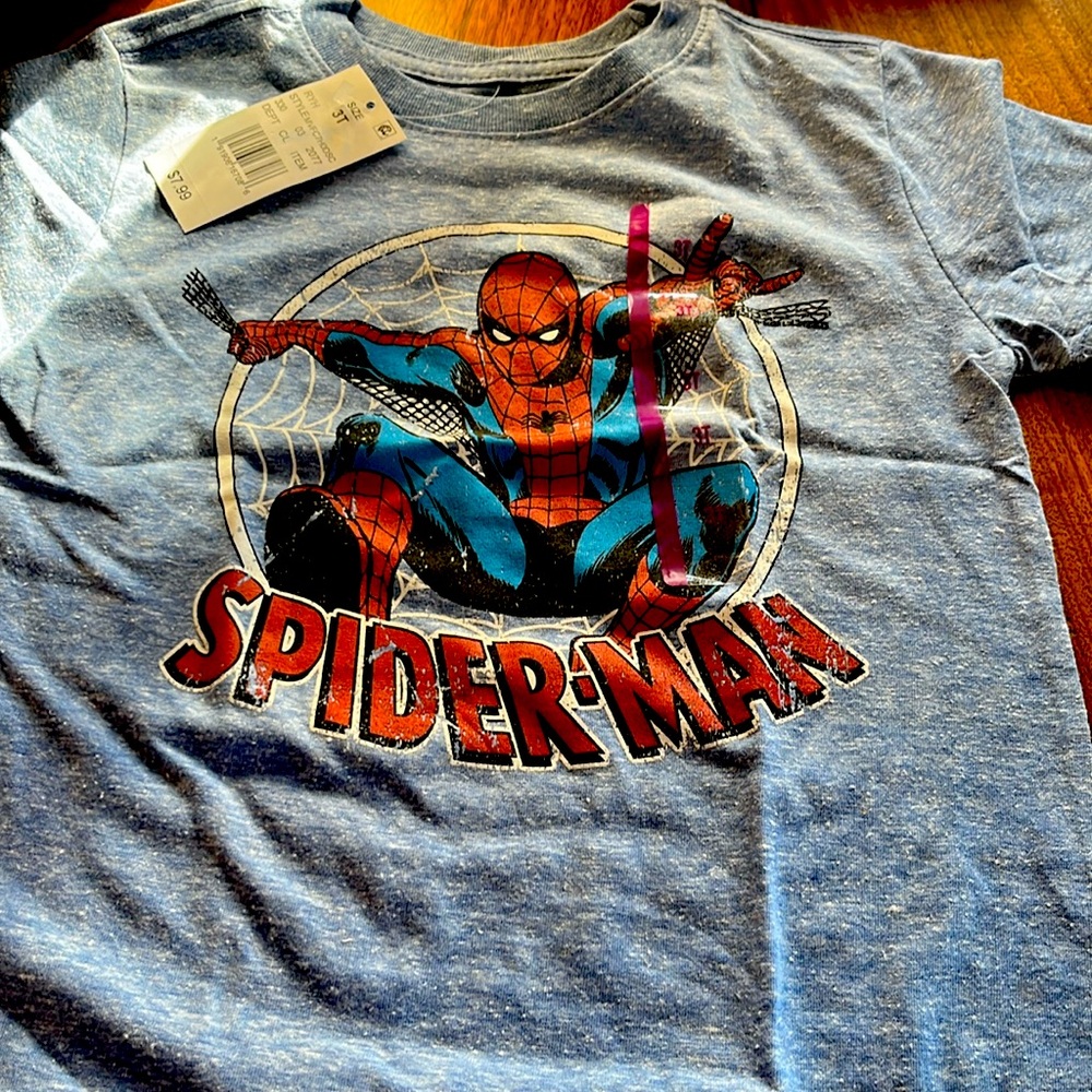 NWT:  Marvel Spider-Man T-Shirt, 3T, Blue